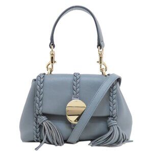 CHLOE Gray Leather Bag